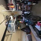 Before - Garage Door Spring Pad Repair and Bottom Seal Replacement