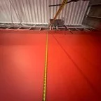 Before - Commercial Glass Garage Door Installation for Fitness Facility