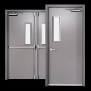 Standard Commercial Hollow Metal garage door