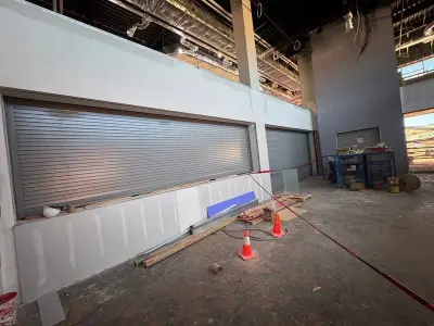 Large-scale commercial door installation project