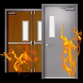 Fire-Rated Hollow Metal garage door