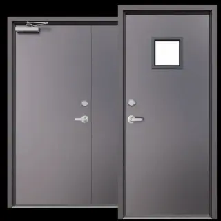 Heavy-Duty Exterior garage door