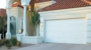 Lincoln Series — Long Panel Carriage garage door