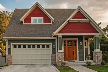 Recessed Panel Steel Garage Door