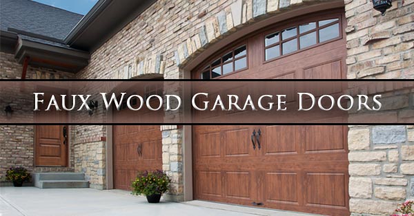 Faux Wood Garage Doors - On Track Garage Door Service