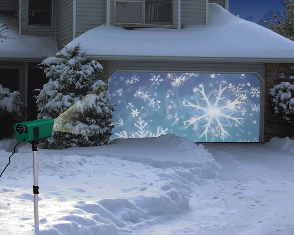 Get Festive With A Garage Door Holiday Display - On Track Garage Door Service