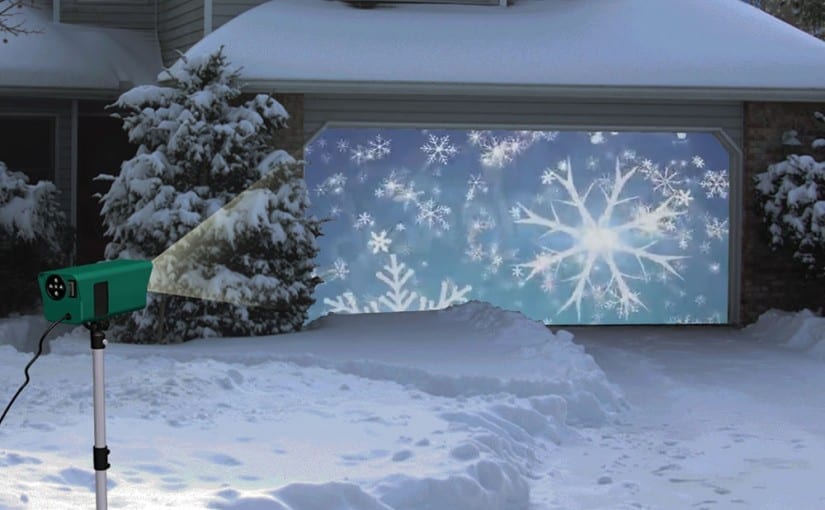Holiday Display, Garage Door, On Track Garage Door Services, Phoenix AZ, Arizona