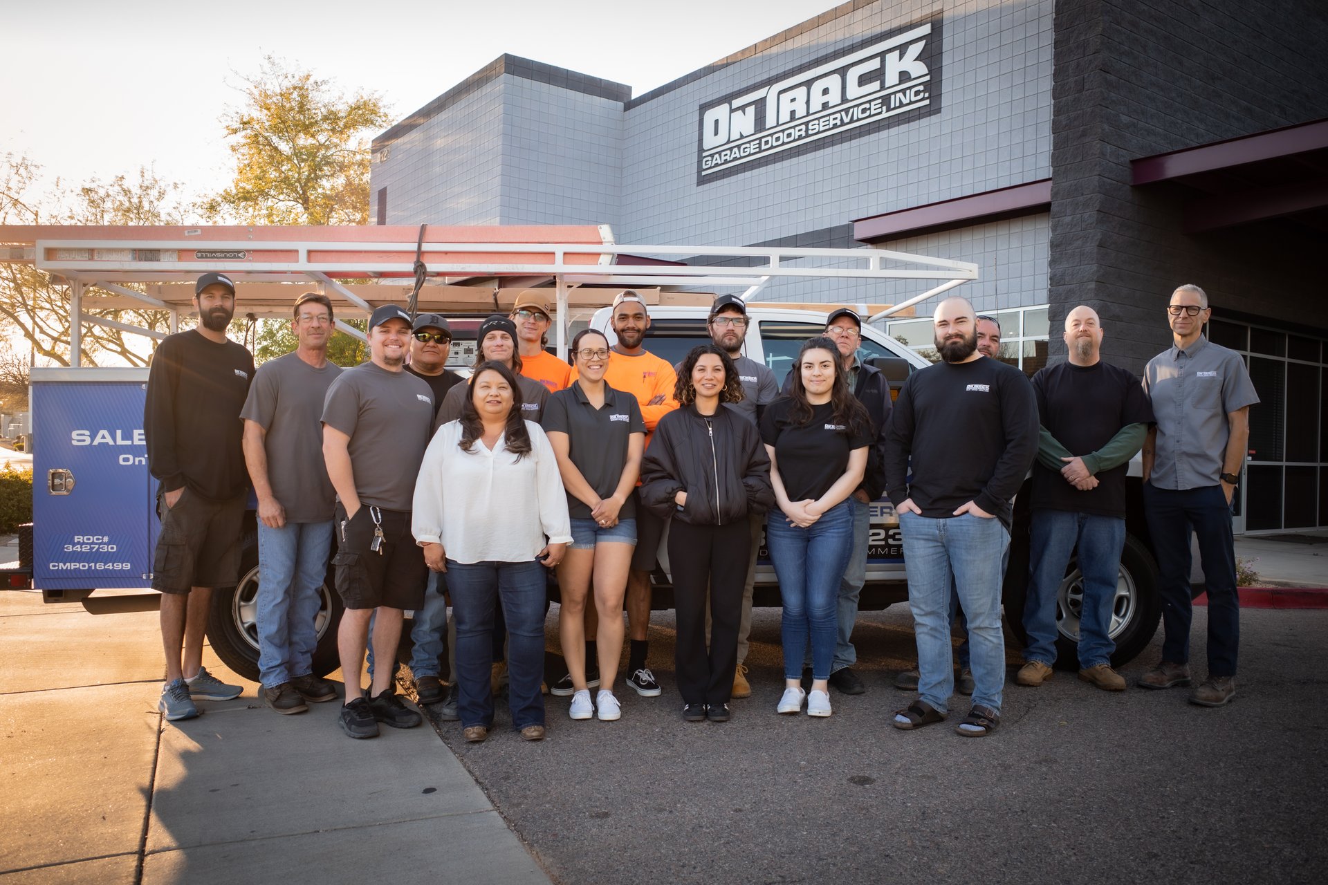 Professional garage door repair work in Mesa Arizona